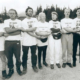 Then Burnaby NDP MP Svend Robinson (second from right) joins in anti-logging protest on the Kennedy Lake bridge in Clayoquot Sound in 1993.