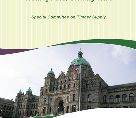 Today the Special Committee on Timber Supply released its report on how to deal with a timber shortfall in BC’s Central Interior in relation to the forest industry’s regional overcapacity. See article for link to PDF.