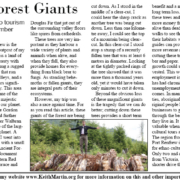 Article by Dr. Keith Martin